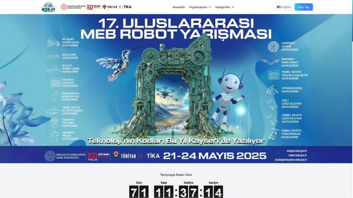 17. ULUSLARARASI MEB ROBOT YARIŞMASI